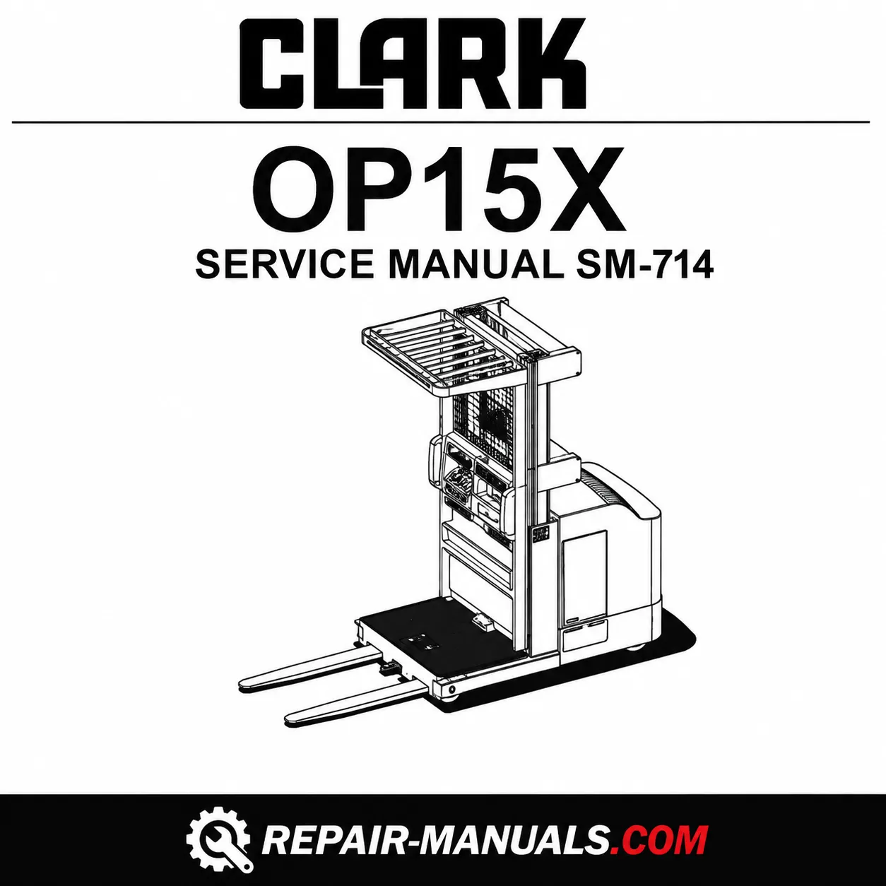 CLARK OP15X Service Manual