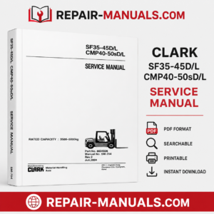 CLARK SF35-45D/L CMP40-50sD/L Service Repair Manual PDF