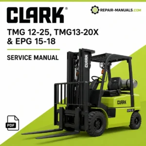 CLARK TMG 12-25 TMG13-20X EPG 15-18 Service Manual