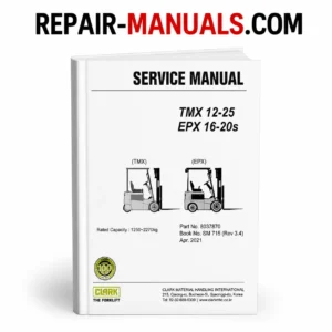 CLARK TMX 12-25 EPX 16-20S Service Manual