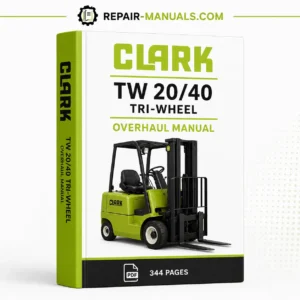 CLARK TW 20/40 Tri-Wheel Overhaul Manual PDF