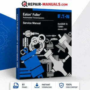 Eaton Fuller AutoShift 16 Service Manual T20891