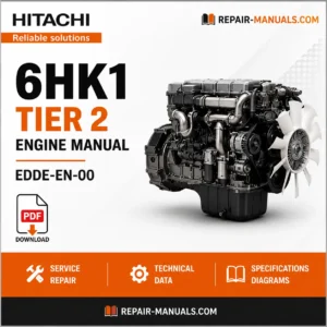 Hitachi 6HK1 Tier 2 Engine Service & Repair Manual