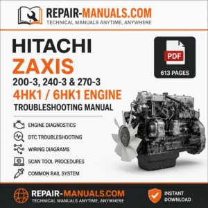 Hitachi ZAXIS 4HK1 6HK1 Troubleshooting Manual