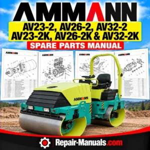 AMMANN AV23-2 AV26-2 AV32-2 AV23-2K AV26-2K AV32-2K Yanmar Spare Parts Manual PDF
