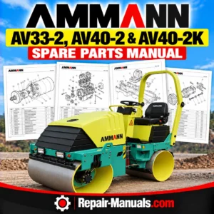 AMMANN AV33-2 AV40-2 AV40-2K Yanmar Spare Parts Manual PDF