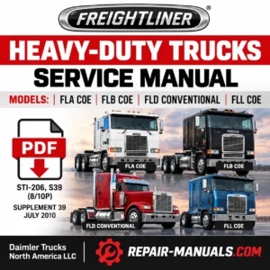 Freightliner FLA COE FLB COE FLD Conventional FLL COE Heavy-Duty Trucks Service Repair Manual PDF