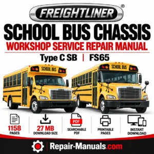Freightliner FS65 Type C School Bus Chassis Workshop Service Repair Manual