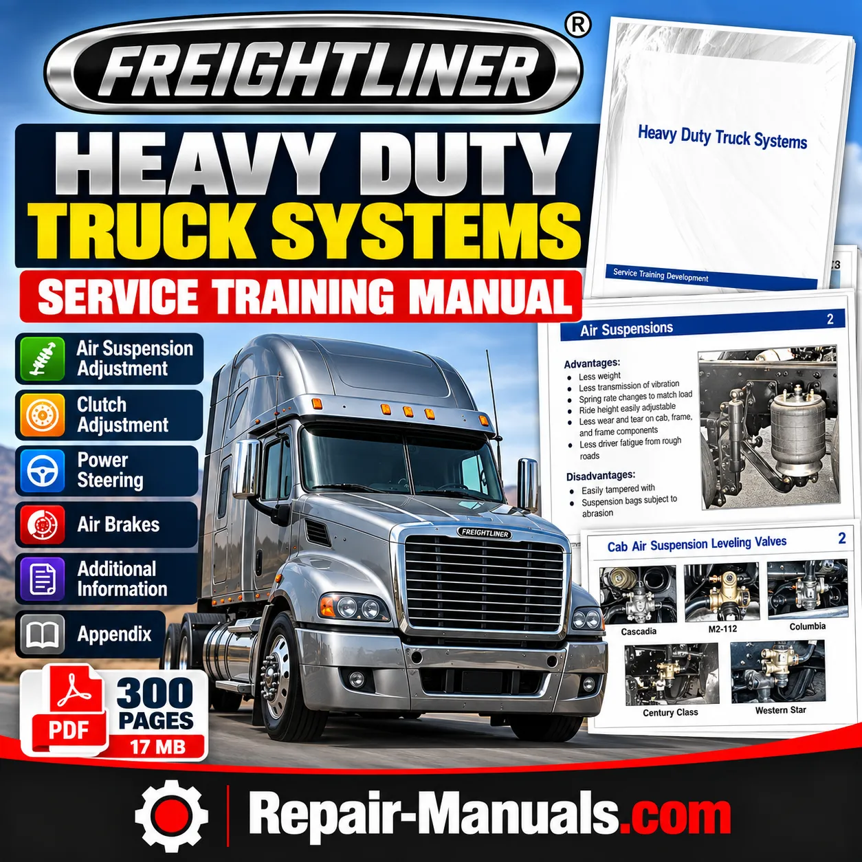 Freightliner Heavy Duty Truck Systems Service Training Manual PDF