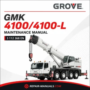 Grove GMK 4100 GMK 4100-L Maintenance Manual