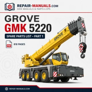 Grove GMK 5220 Spare Parts List Part 1 manual