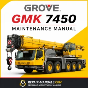GROVE GMK 7450 Maintenance Manual