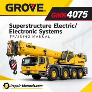 Grove GMK4075 Superstructure Electric Electronic Systems Manual