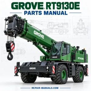 Grove RT9130E Rough Terrain Crane Parts Manual PDF