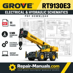 Grove RT9130E3 Crane Electrical and Hydraulic Schematics PDF