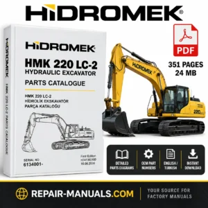 Hidromek HMK 220 LC-2 Hydraulic Excavator Parts Catalogue PDF