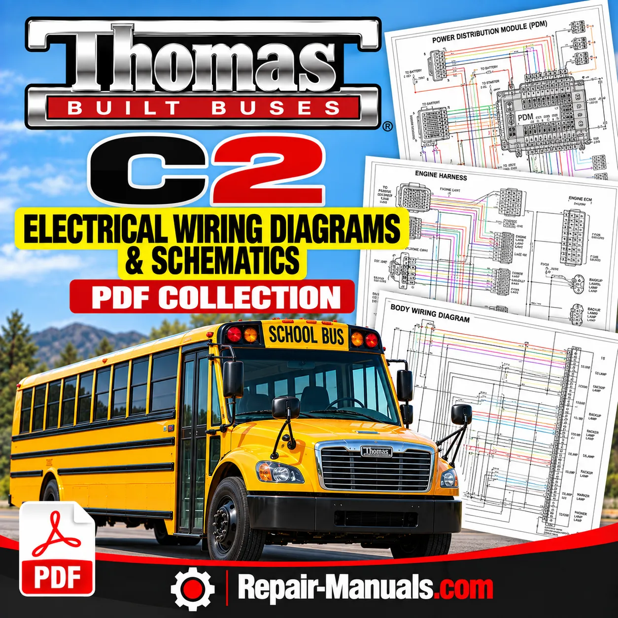 Thomas C2 Electrical Wiring Diagrams and Schematics PDF Collection