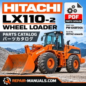 Hitachi LX110-2 Wheel Loader Parts Catalog PDF Download
