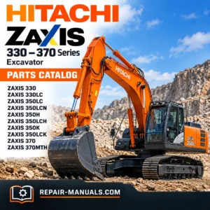 Hitachi ZAXIS 330, 330LC, 350LC, 350LCN, 350H, 350LCH, 350K, 350LCK, 370, 370MTH Excavator Parts Catalog